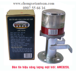 Đèn báo không năng lượng mặt trời AMC02DL